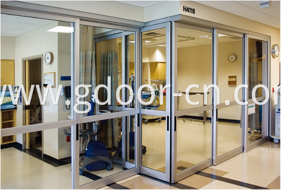 Anti-bacterial Hermetic Operating Room Automatic Sliding Glass Doors